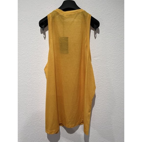 DSQUARED2 Mens DSQ2 Tank Top Shirt Yellow White Sz M Made in Italy NWTS71NC0212 - Picture 5 of 13